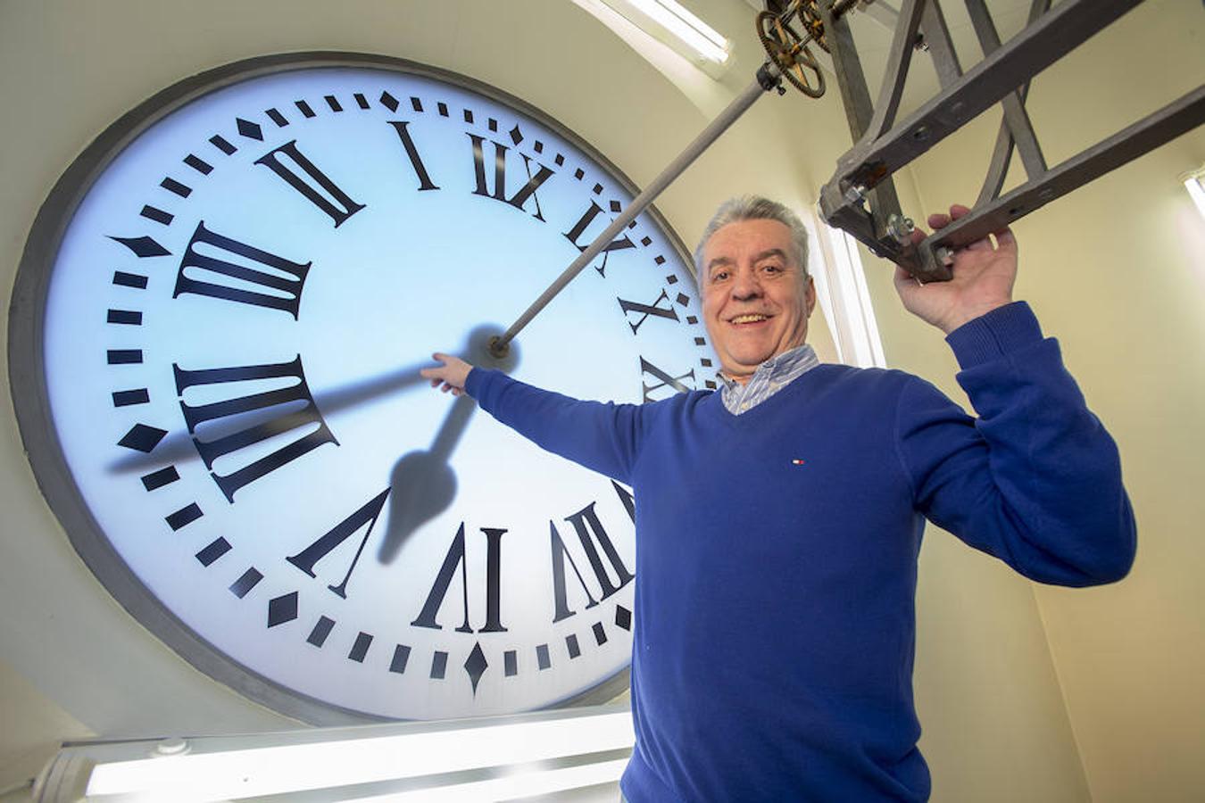 El reloj de la Puerta del Sol, desde dentro