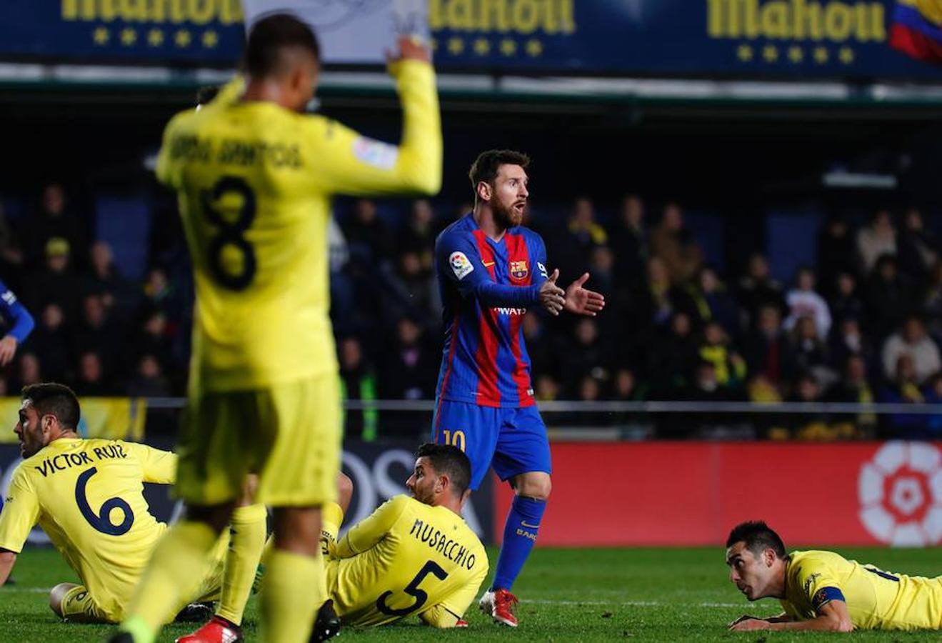 El Villarreal-Barcelona, en imágenes