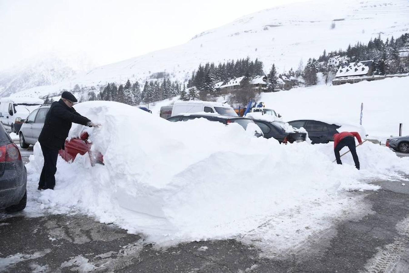 En Lérida las nevadas han sido muy abundantes.