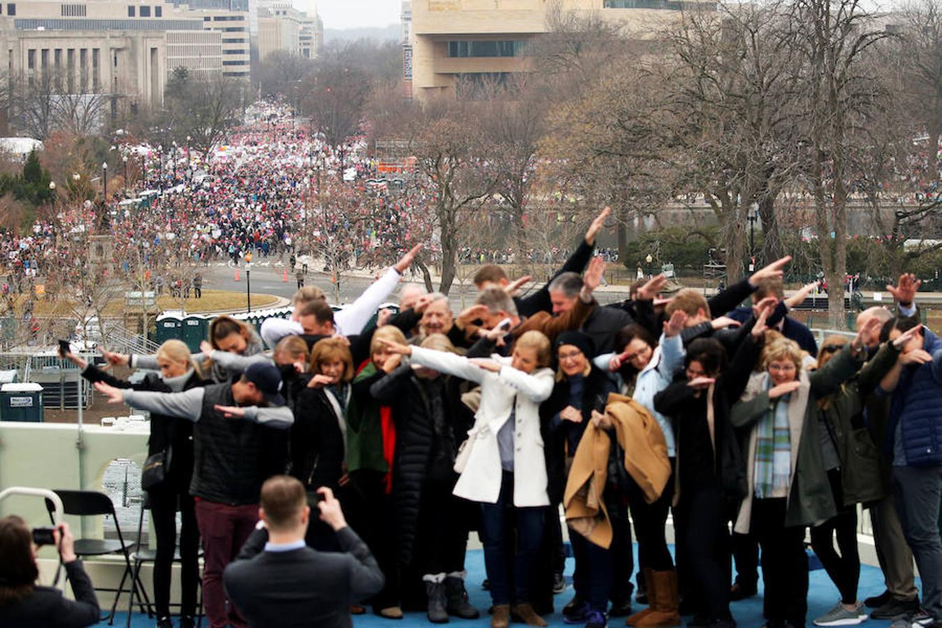 La Marcha de las Mujeres contra Trump, en imágenes