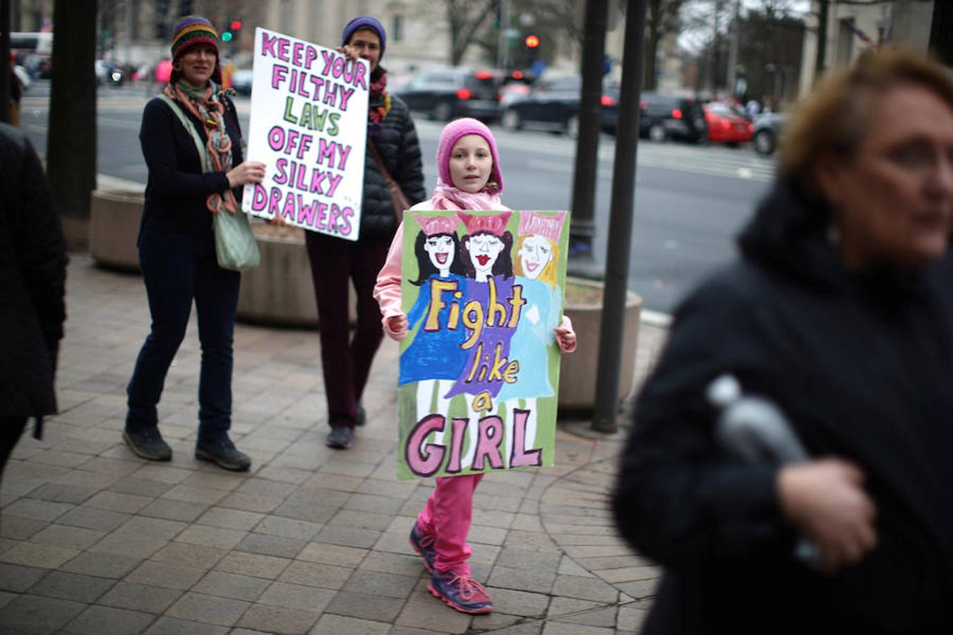 La Marcha de las Mujeres contra Trump, en imágenes