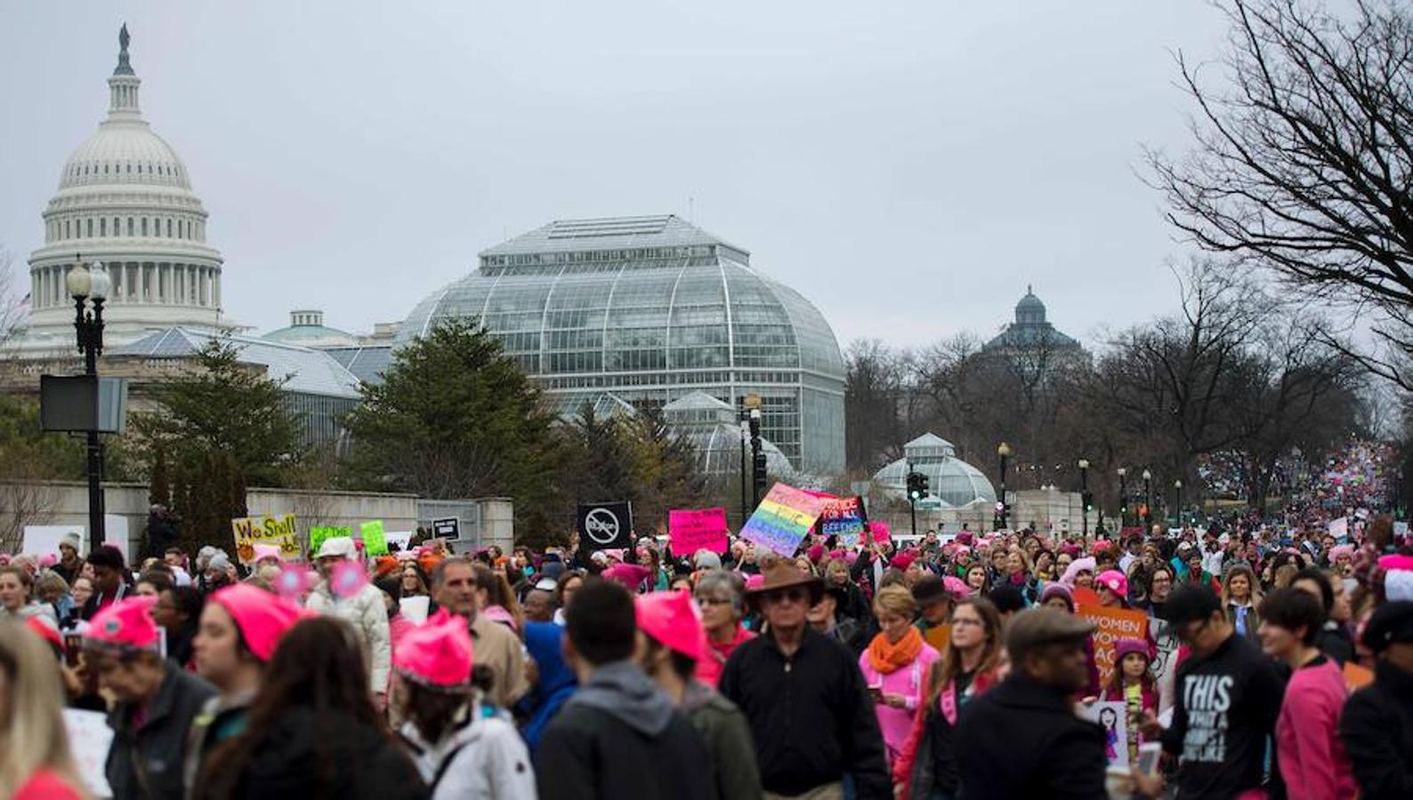 La Marcha de las Mujeres contra Trump, en imágenes