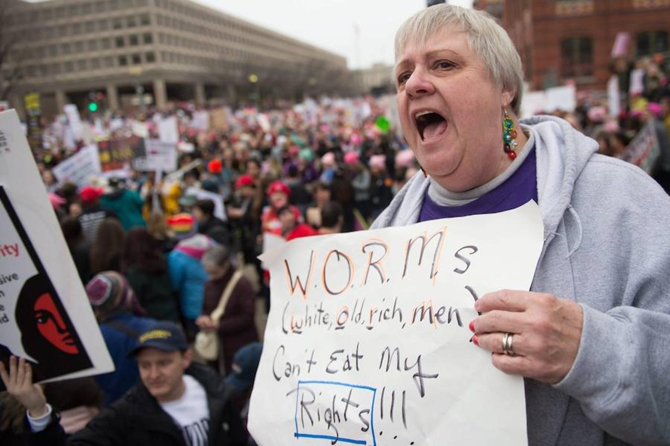 La Marcha de las Mujeres contra Trump, en imágenes