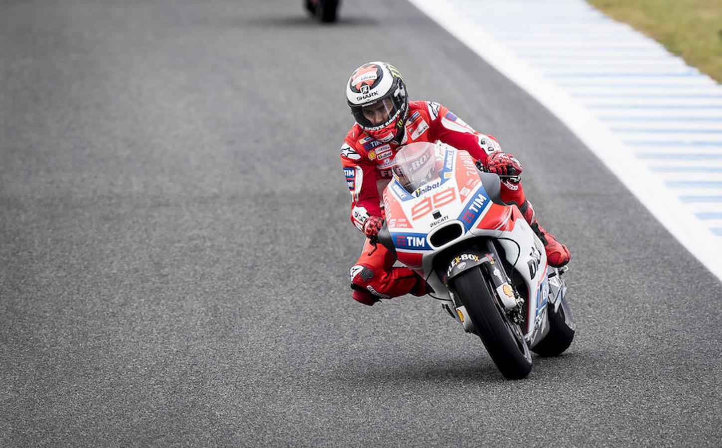 Primera jornada de entrenamientos en Jerez