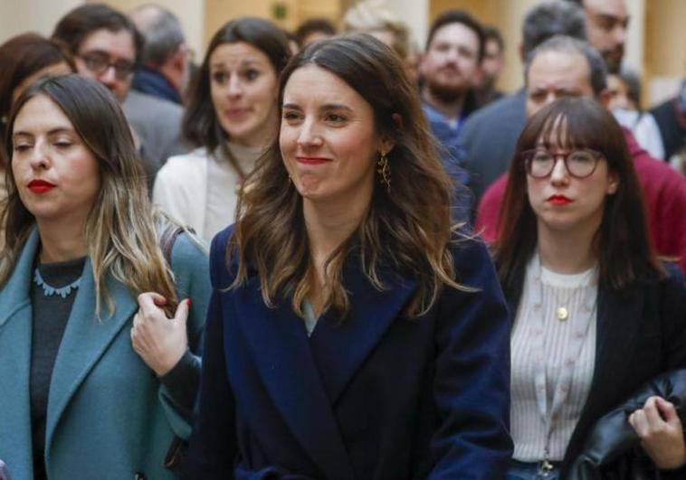 La ministra de Igualdad, Irene Montero