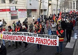Una de las manifestaciones que se han producido este martes en Francia