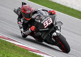 Marc Márquez, en Sepang