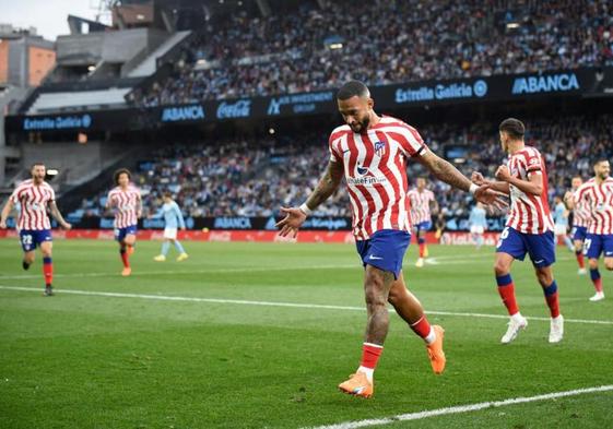 Oblak y Memphis resucitan al Atlético en Balaídos