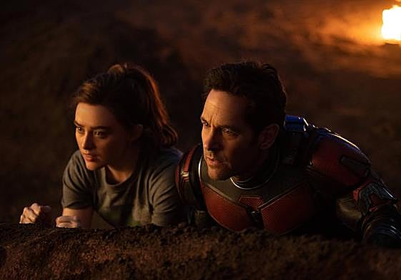 Kathryn Newton y Paul Rudd, como Cassie y Scott.