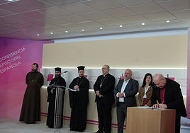 Firma de la declaración interreligiosa a favor de la vida humana