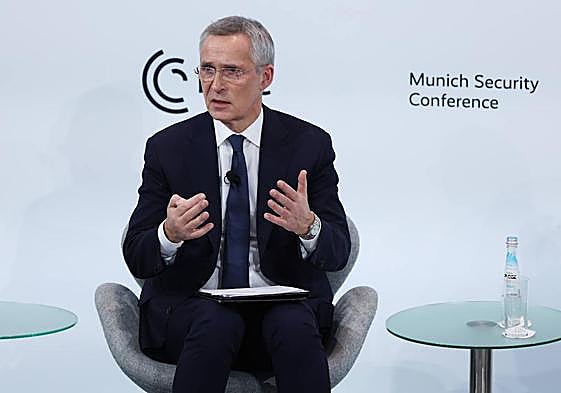 El secretario general de la OTAN, Jens Stoltenberg, este fin de semana durante la Conferencia sobre Seguridad celebrada en Munich.