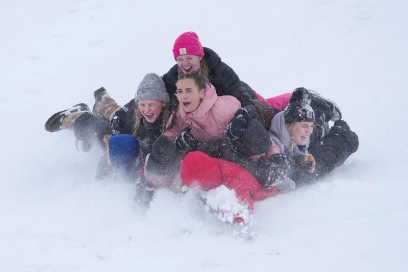 Un temporal de frío y nieve congela el norte de EE UU