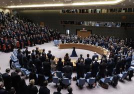 Minuto de silencio en el Consejo de Seguridad de la ONU al cumplirse un año de la guerra de Ucrania