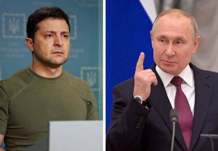 Zelenski y Putin: un año de guerra de liderazgos