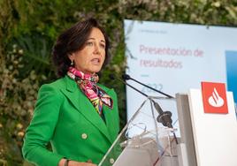 La presidenta de Banco Santander, Ana Botín.