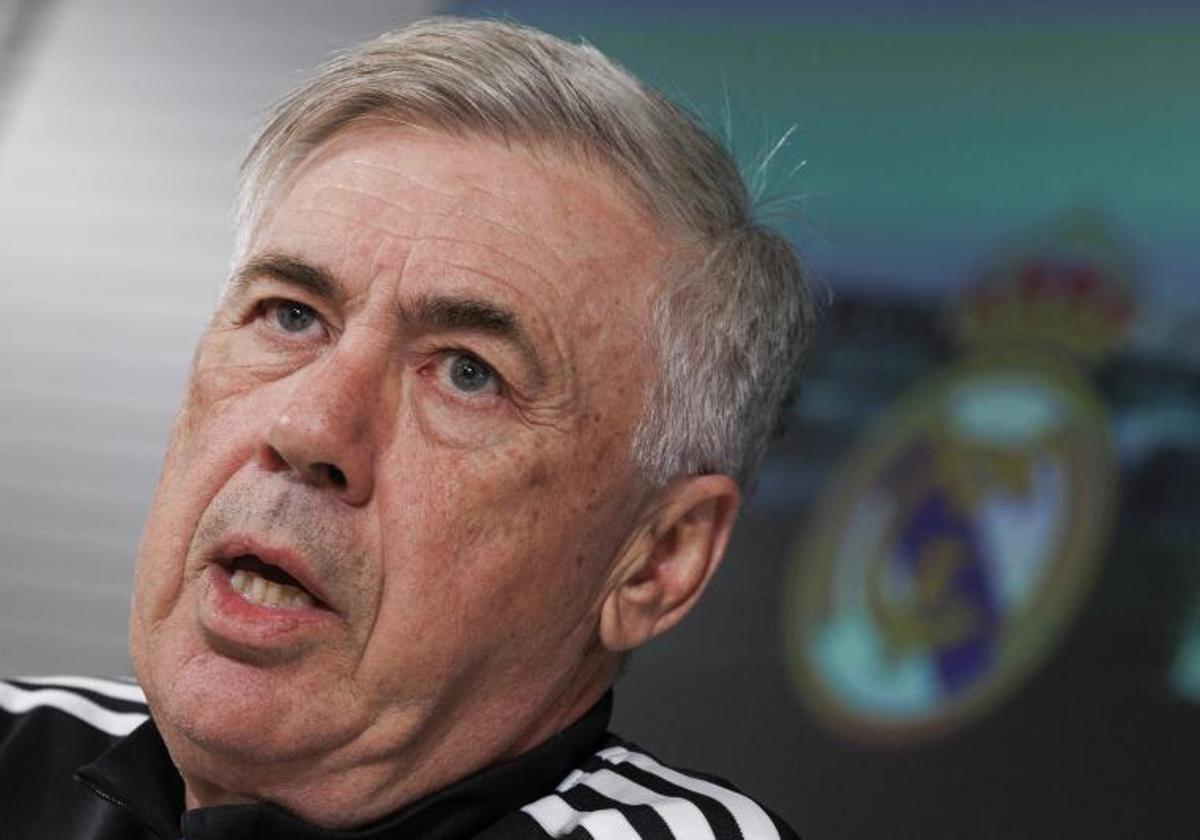 Carlo Ancelotti, entrenador del Real Madrid.