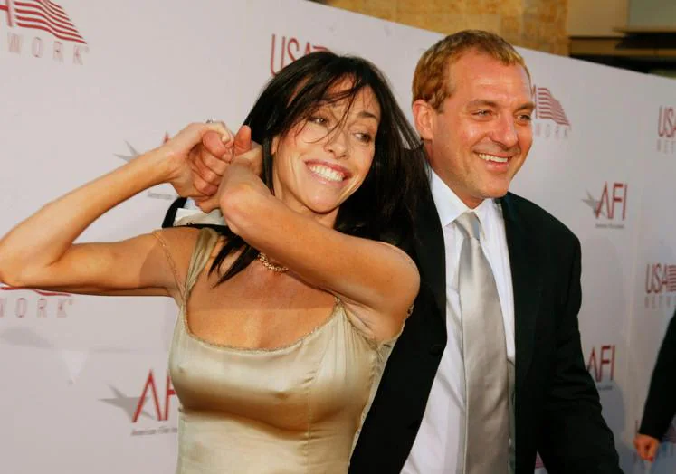 Tom Sizemore en 2002 junto a su novia Heidi Fleiss, la 'Madame de Hollywood'.