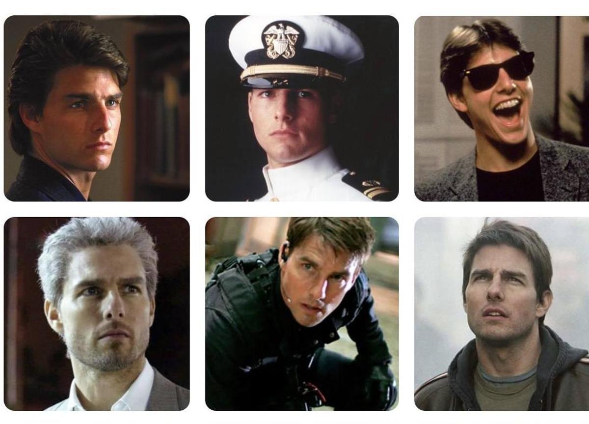 Todas las caras de Tom Cruise