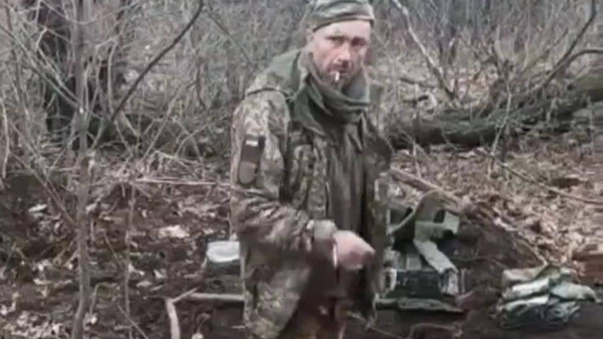 Soldado ucraniano ejecutado presuntamente por las tropas rusas.