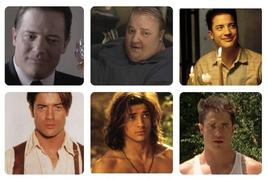 Todas las caras de Brendan Fraser