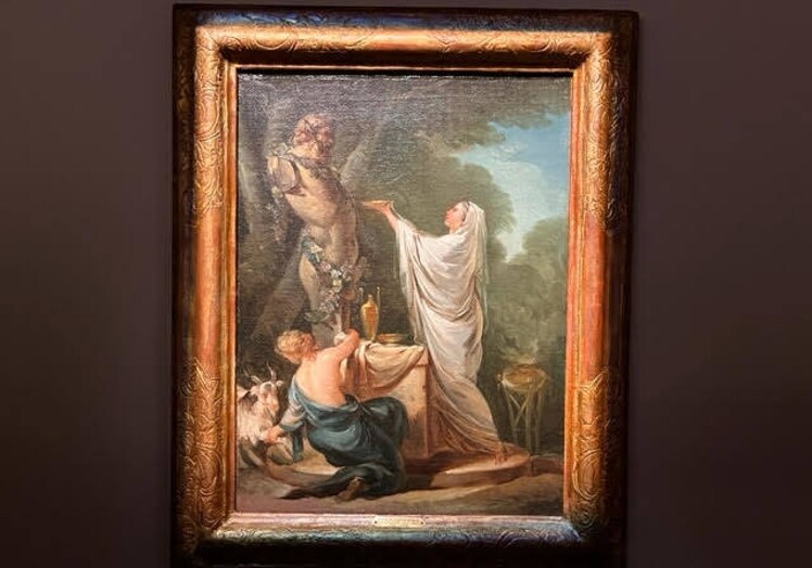 'The sacrifice of Priapo', for 2.5 million in the Argentine gallery Eguiguren.