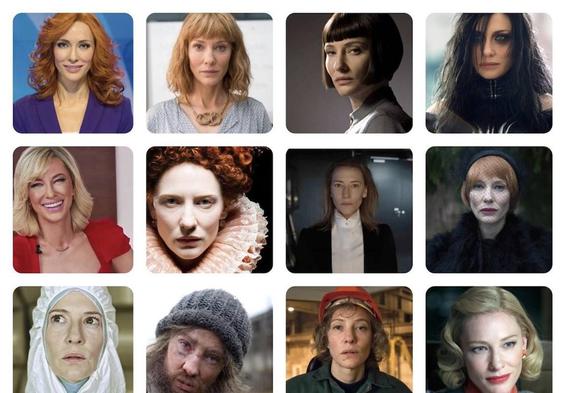 Todas las caras de Cate Blanchett