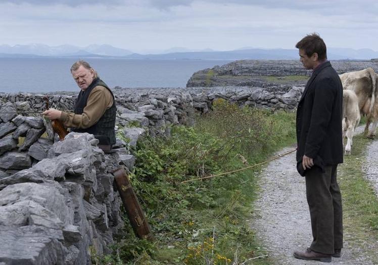 Brendan Gleeson y Colin Farrell en 'Almas en pena de Inisherin'.