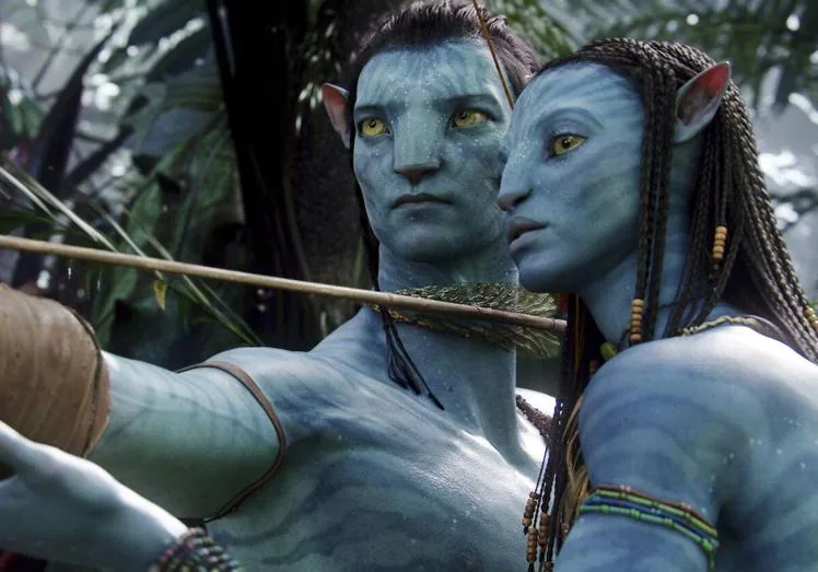 Jack Sully y Neytiri, en 'Avatar'.