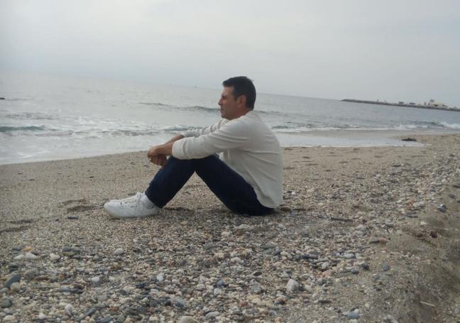 En la playa