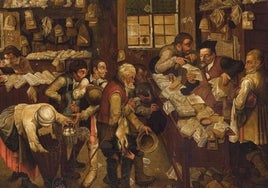 Detalle de 'El abogado del pueblo', de Pieter Brueghel el Joven, que saldrá a subastado este 28 de marzo.