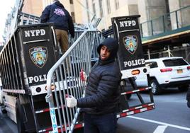 La Policía de Nueva York ha comenzado ya el despliegue de seguridad.