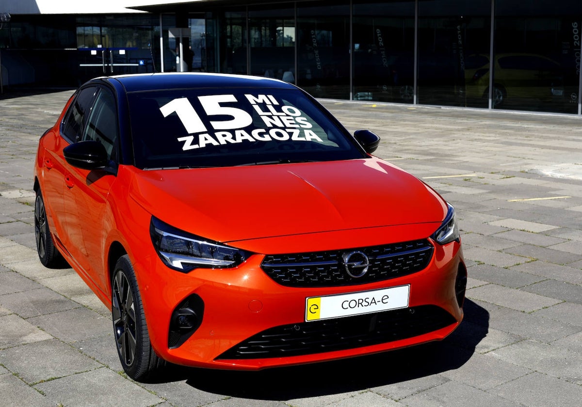 Producido en Aragón en exclusiva mundial, el Opel Corsa F es el modelo de la marca más vendido en todo el mundo