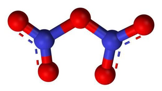 Molécula de N2O5