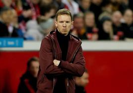 Julian Nagelsmann, durante un partido del Bayern de Munich.