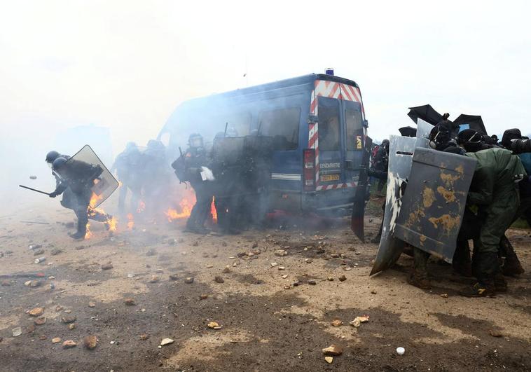 Una protesta ecologista deja 31 heridos en Francia
