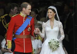 Kate Middleton, el día de su boda con el príncipe Guillermo.