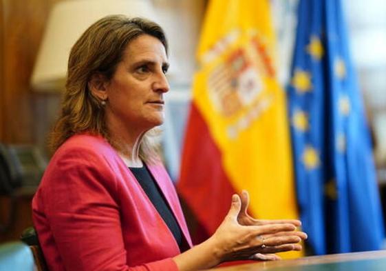 La ministra para la Transición Ecológica y el Reto Demográfico Teresa Ribera