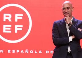 Luis Rubiales, presidente de la Federación Española de Fútbol.