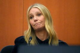 Gwyneth Paltrow durante el juicio.