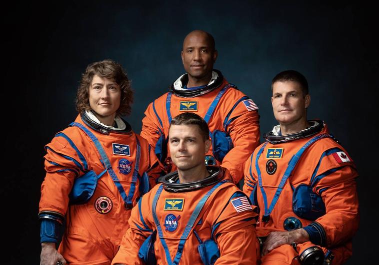 La NASA presenta a los astronautas que viajarán a la Luna en la misión Artemis II