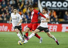 Pobre empate del Valencia ante el Rayo