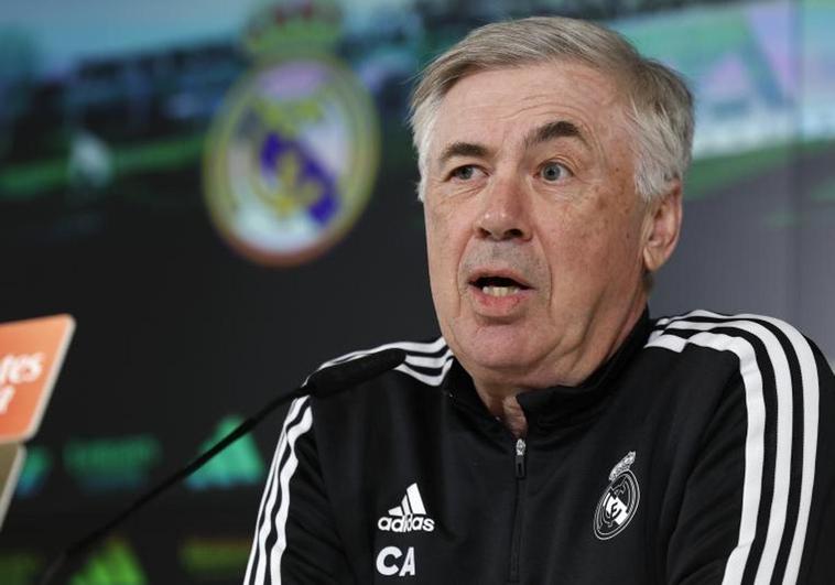 El técnico del Real Madrid, Carlo Ancelotti.