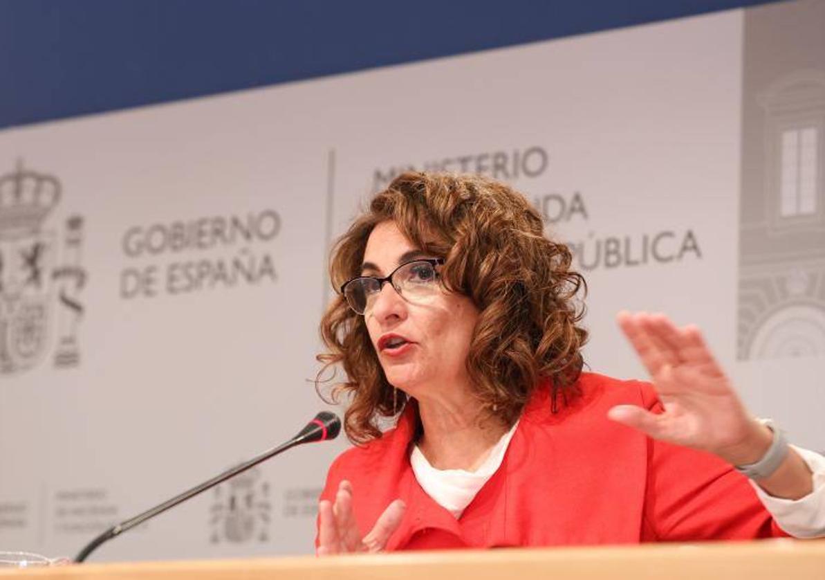 María Jesús Montero, ministra de Hacienda.