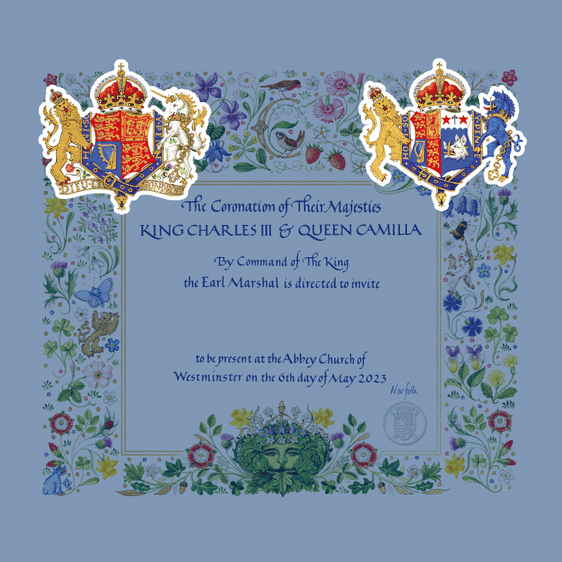 Los mensajes ocultos de la invitación a la coronación de Carlos III