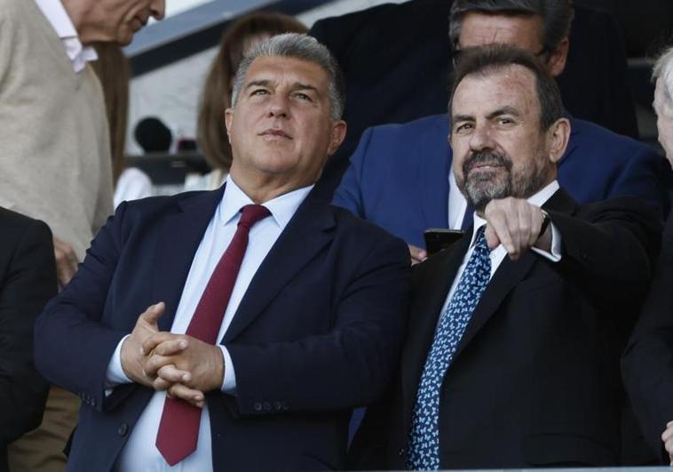 Laporta atiza al Real Madrid por el 'caso Negreira'