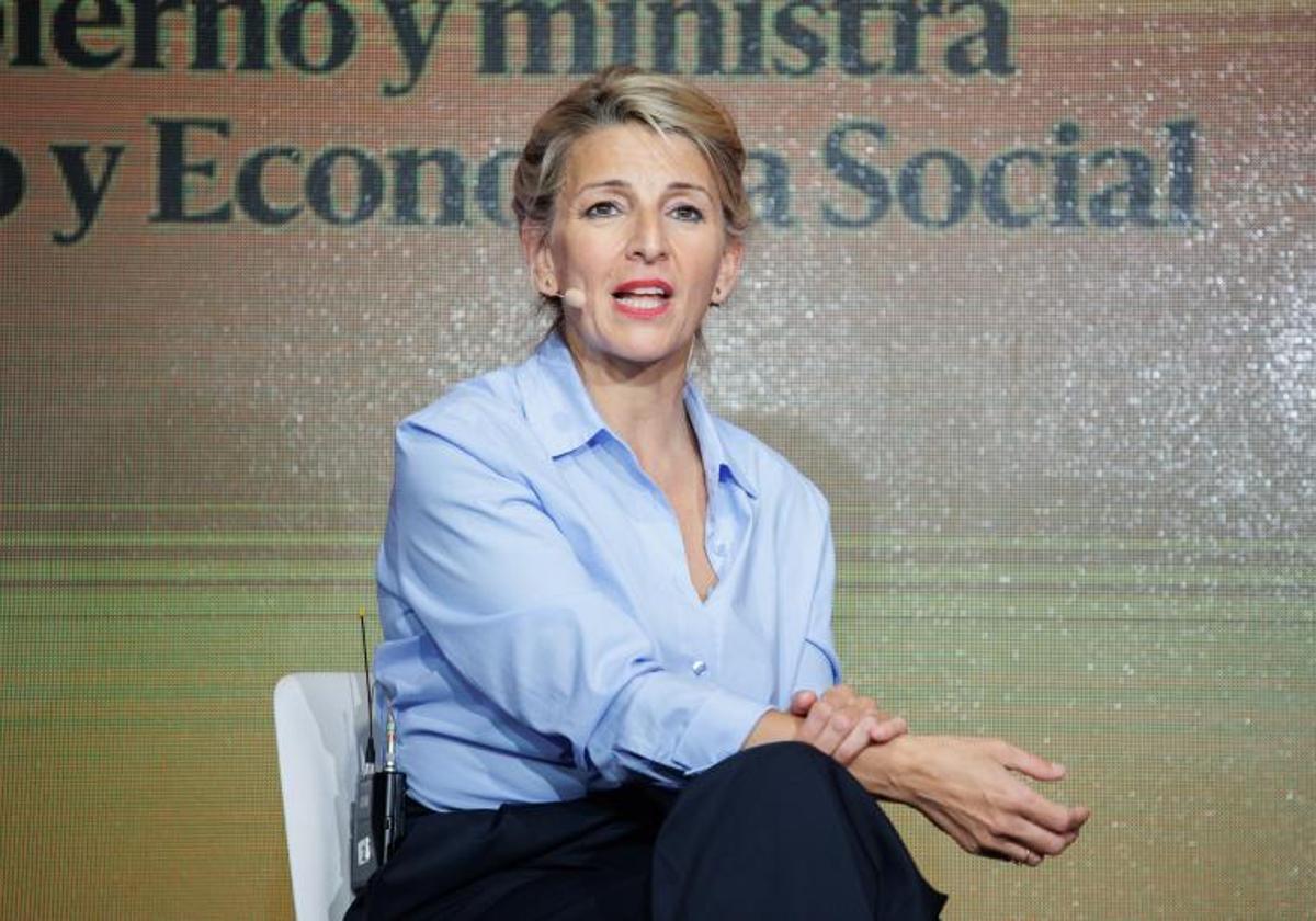 La vicespresidenta segunda del Gobierno, Yolanda Díaz.