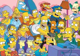 Personajes de 'Los Simpson'.