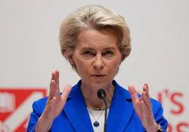 La presidenta de la Comisión Europea, Ursula von der Leyen.