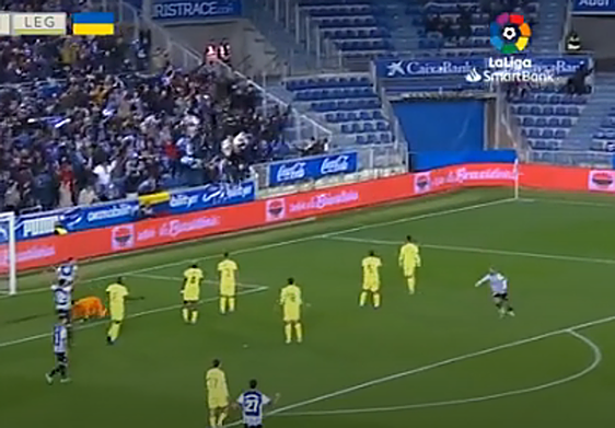 Un doblete de Rober mete al Alavés en puestos de ascenso directo