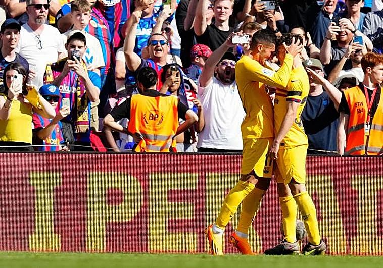 El gol de Ferran Torres en el triunfo del Barcelona ante el Atlético
